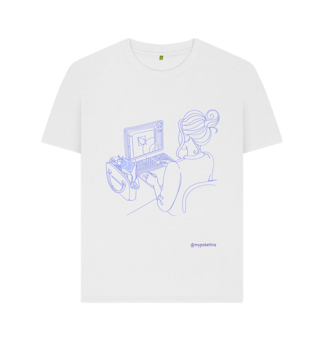 White Poketins\u2122 For Work (T-Shirt)