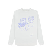 Load image into Gallery viewer, White Poketins\u2122 For Work (Sweatshirt)