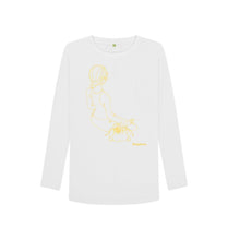 Load image into Gallery viewer, White Poketins\u2122 For A Sweat (Long Sleeve T- Shirt)